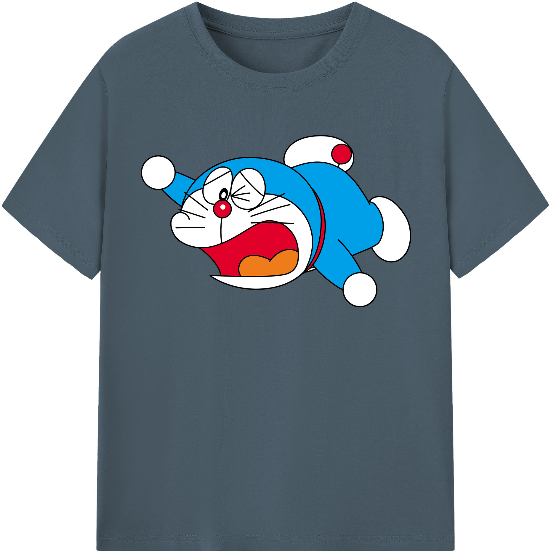 （画像用） ドラえもん Doraemon 綿100％半袖Tシャツ（フロントプリント）